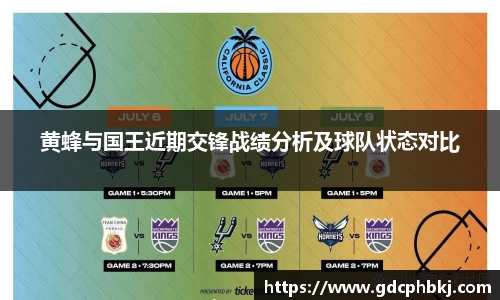 黄蜂与国王近期交锋战绩分析及球队状态对比